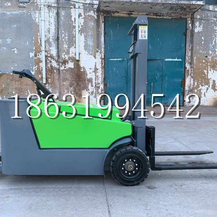 定兴县小型电动叉车1吨2吨步行站驾式电瓶堆高充电装卸车液压升降车铲车